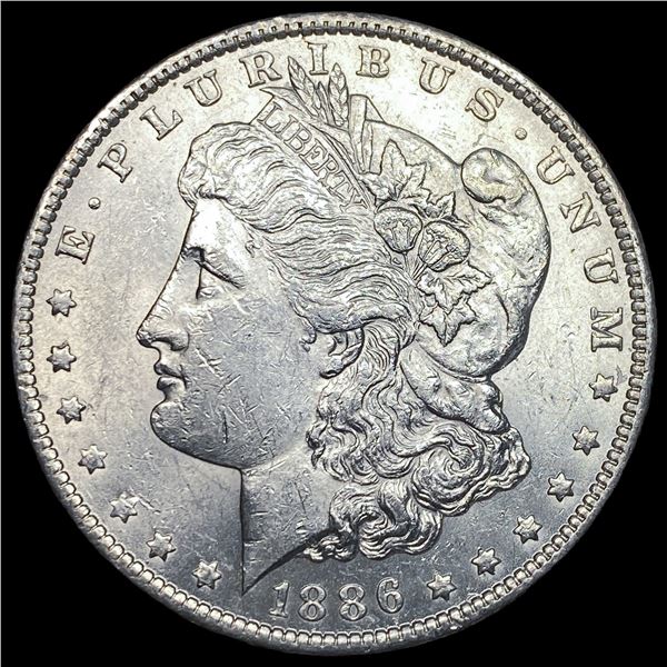 1886-O Silver Morgan Dollar CHOICE AU