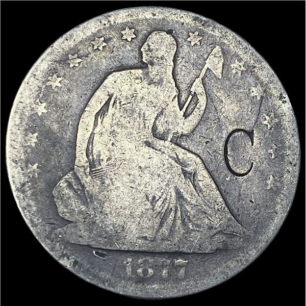 1877-S Silver Seated Liberty Half Dollar HIGH   GRADE