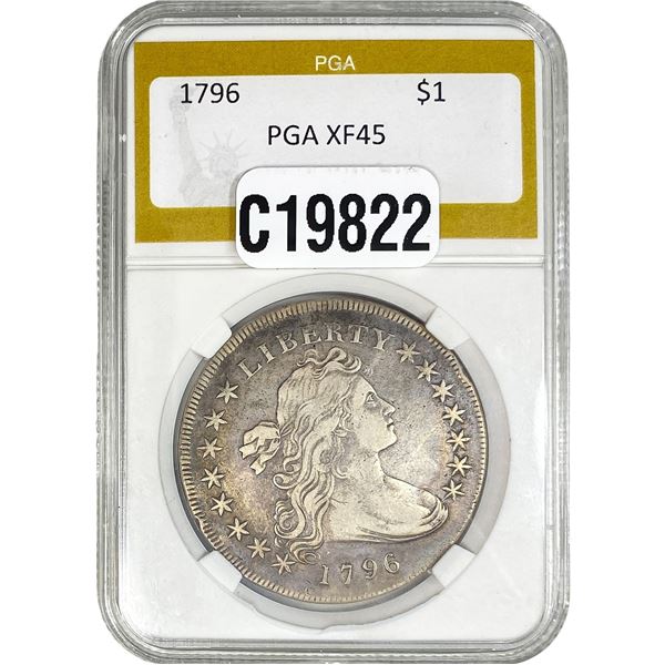 1796 Draped Bust Dollar PGA XF45
