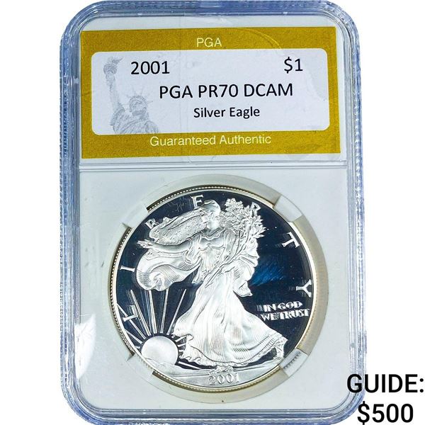 2001 Silver Eagle PGA PR70 DCAM