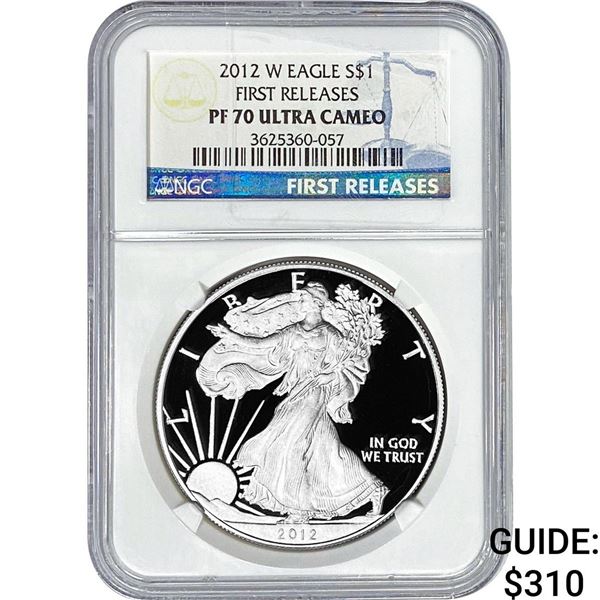 2012-W Silver Eagle NGC PF70 Ultra Cameo