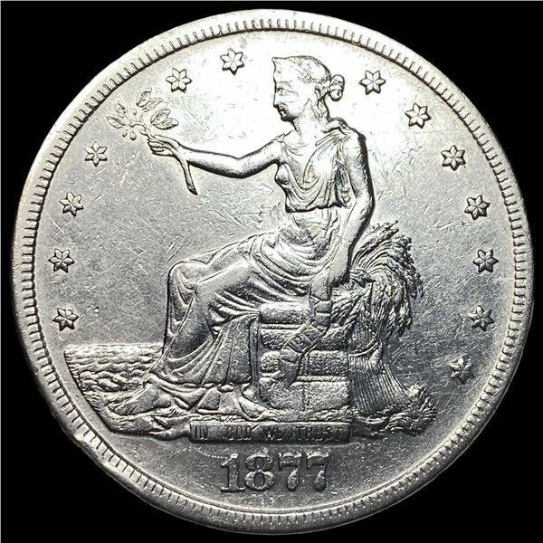 1877-S Silver Trade Dollar CLOSELY   UNCIRCULATED