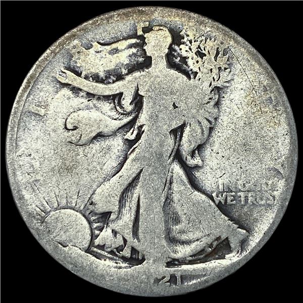 1921 Walking Liberty Half Dollar NICELY   CIRCULATED