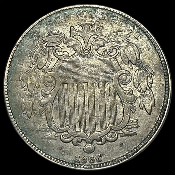 1866 Shield Nickel HIGH GRADE