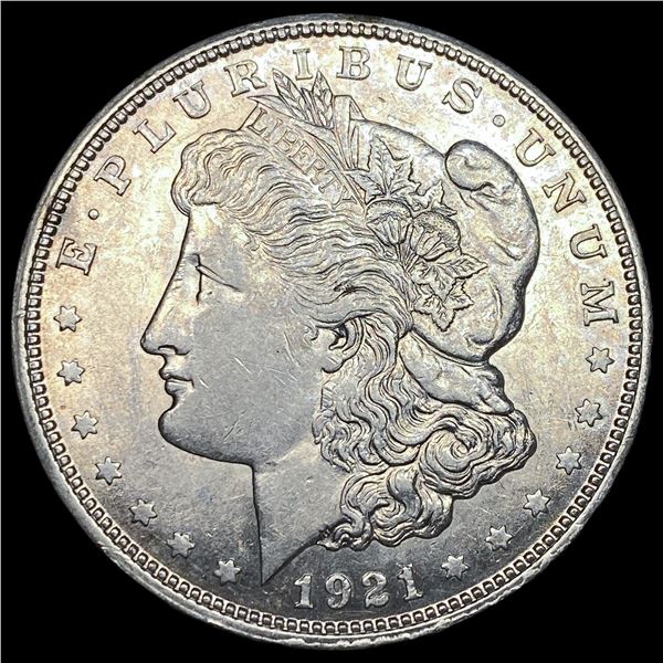 1921-D Silver Morgan Dollar CHOICE AU