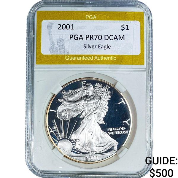 2001 Silver Eagle PGA PR70 DCAM