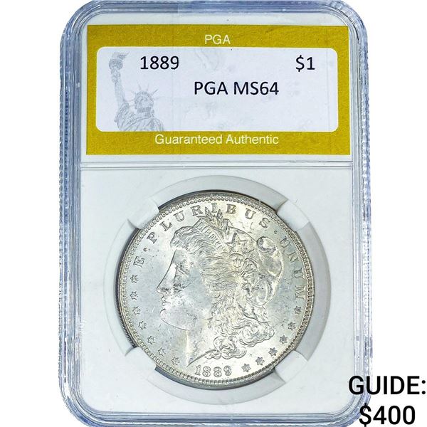 1889 Morgan Silver Dollar PGA MS64