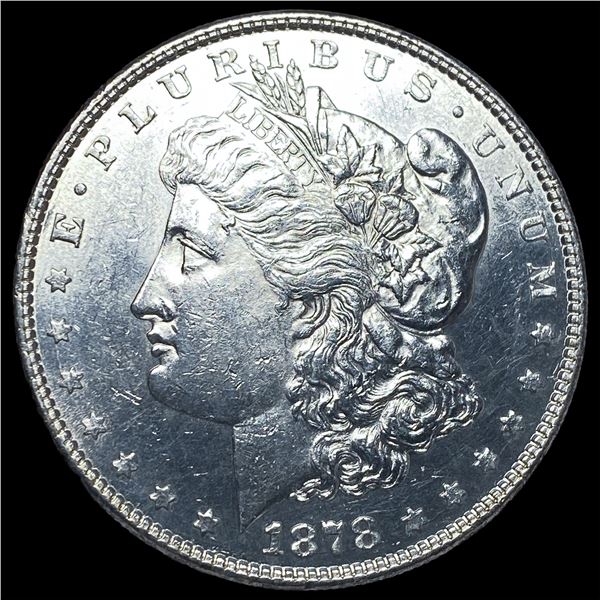 1878 8TF Silver Morgan Dollar CHOICE AU