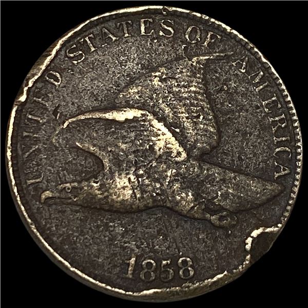 1858 Copper-Nickel Flying Eagle Cent HIGH   GRADE