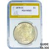 Image 1 : 1878-CC Morgan Silver Dollar PGA MS65