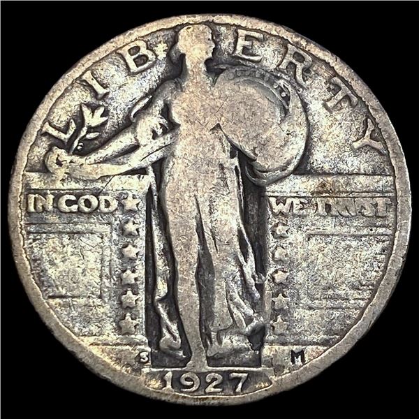 1927-S Silver Standing Liberty Quarter NICELY   CIRCULATED