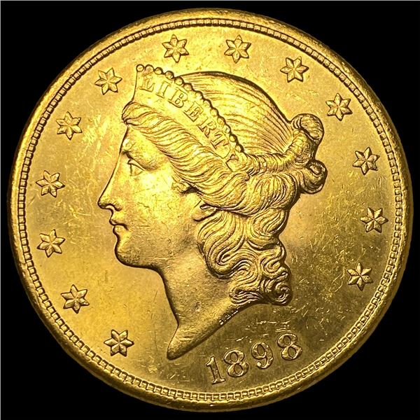 1898-S Gold $20 Double Eagle UNCIRCULATED
