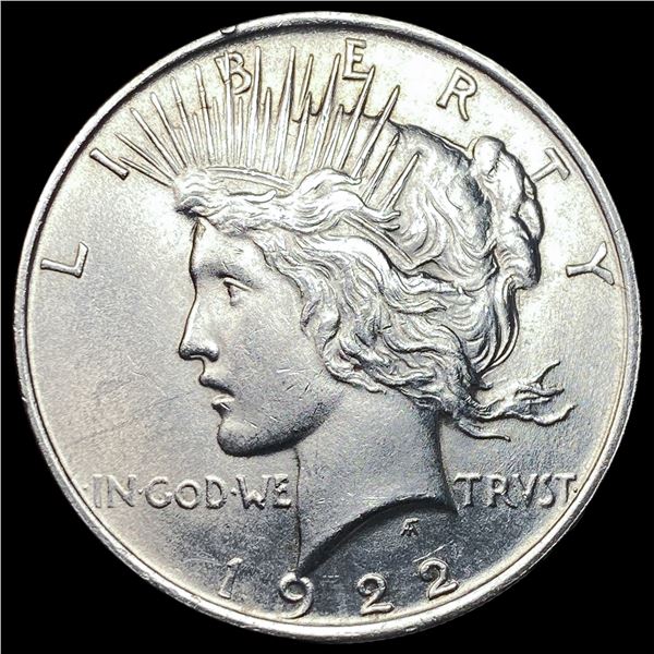 1922 Silver Peace Dollar GEM BU