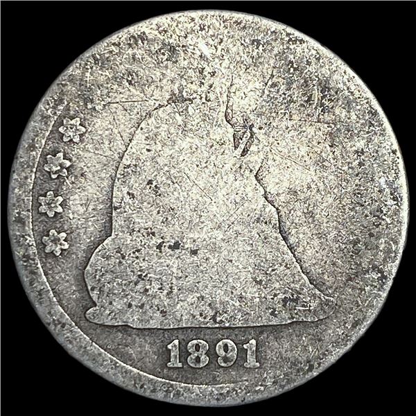 1891 Silver Liberty Seated Dime NICELY   CIRCULATED