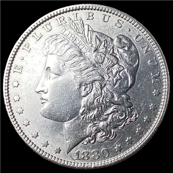 1880 Silver Morgan Dollar CLOSELY  UNCIRCULATED