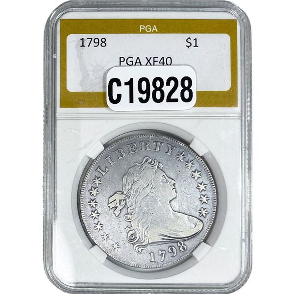1798 Draped Bust Dollar PGA XF40