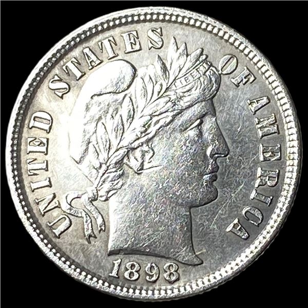 1898 Silver Barber Dime UNCIRCULATED
