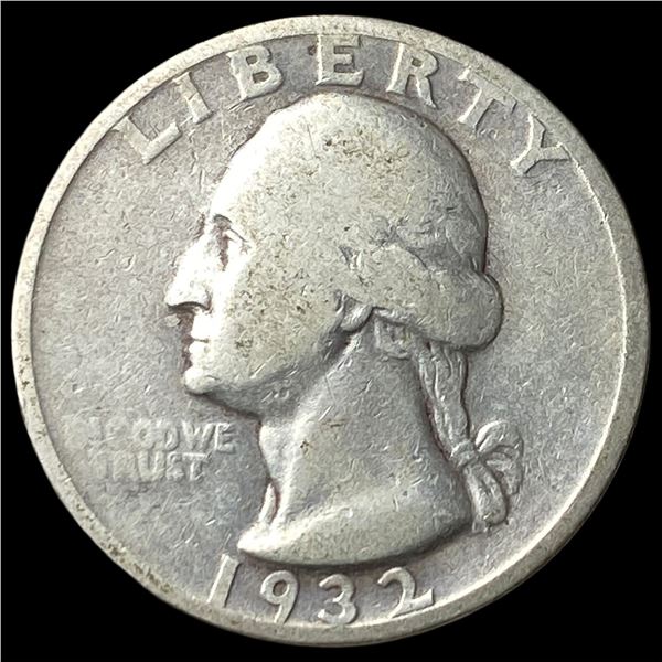 1932-S Silver Washington Quarter LIGHTLY  CIRCULATED