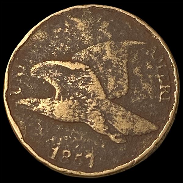 1857 Flying Eagle Cent LIGHTLY CIRCULATED