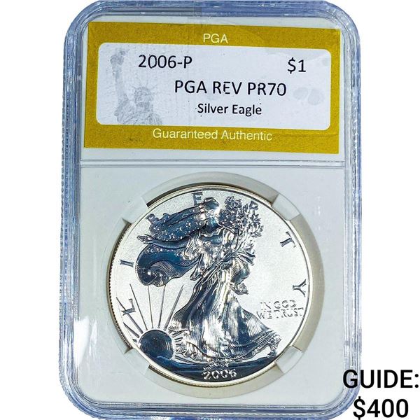 2006-P Silver Eagle PGA REV PR70