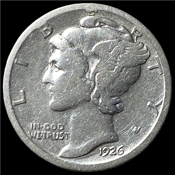 1926-S Silver Mercury Dime LIGHTLY CIRCULATED