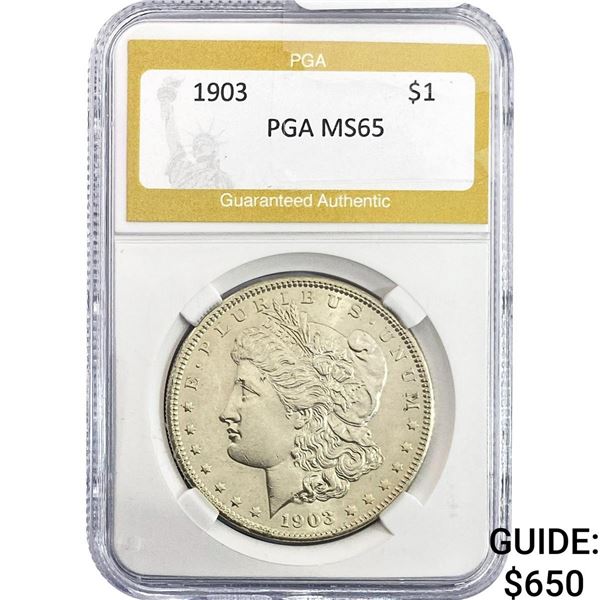 1903 Morgan Silver Dollar PGA MS65