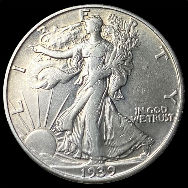 1939-S Silver Walking Liberty Half Dollar  UNCIRCULATED