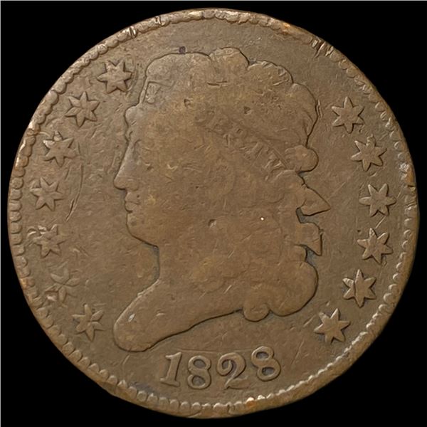 1828 Classic Head Half Cent NICELY CIRCULATED