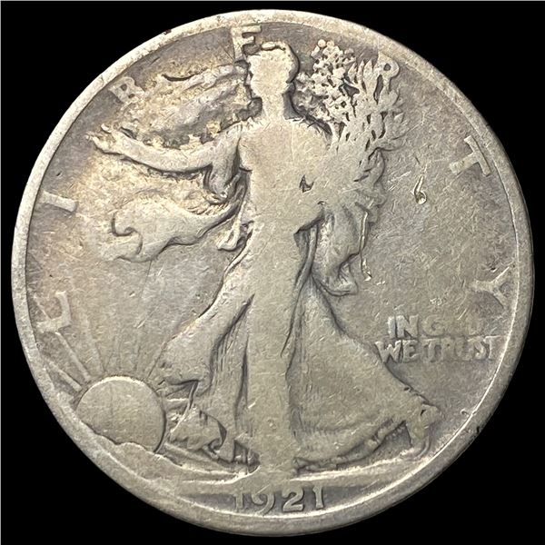 1921 Silver Walking Liberty Half Dollar  NICELY CIRCULATED