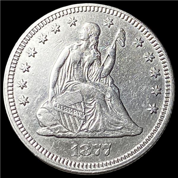 1877 Seated Liberty Quarter CLOSELY  UNCIRCULATED