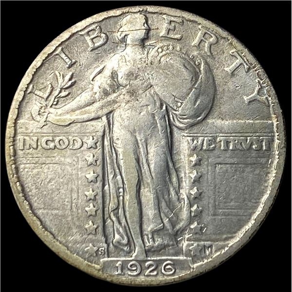 1926-S Silver Standing Liberty Quarter  CLOSELY UNCIRCULATED