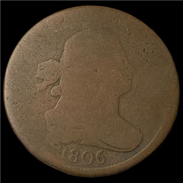 1806 Draped Bust Half Cent NICELY CIRCULATED
