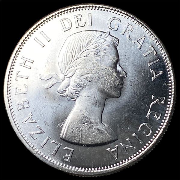 1957 Canada Silver 50 Cents GEM BU