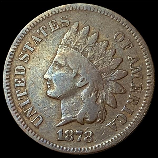 1878 Indian Head Cent LIGHTLY CIRCULATED