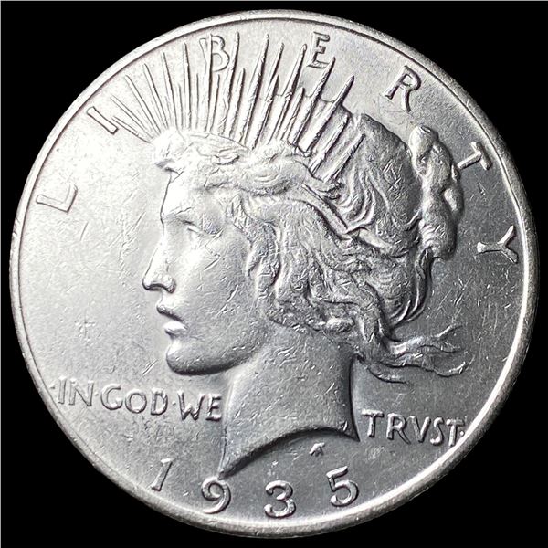 1935-S Silver Peace Dollar CLOSELY  UNCIRCULATED