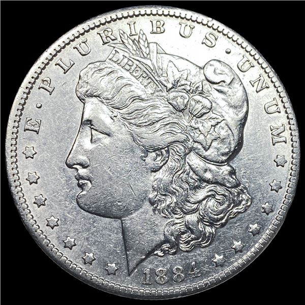 1884-CC Silver Morgan Dollar NEARLY  UNCIRCULATED