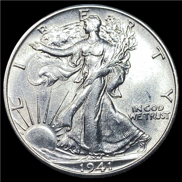 1941-S Silver Walking Liberty Half Dollar  UNCIRCULATED