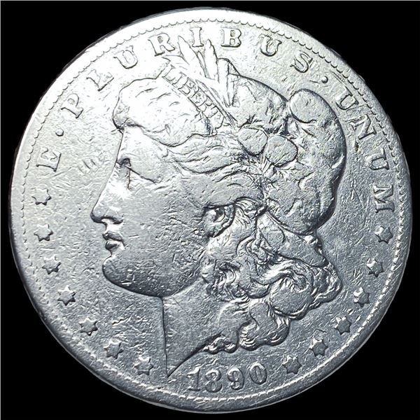 1890-CC Silver Morgan Dollar LIGHTLY  CIRCULATED