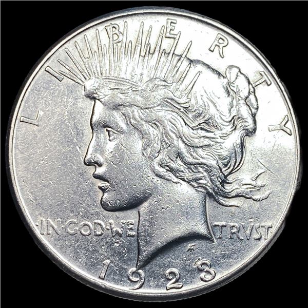 1923-S Silver Peace Dollar CLOSELY  UNCIRCULATED