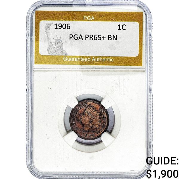 1906 Indian Head Cent PGA PR65+ BN