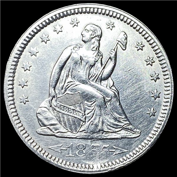 1855 Arrows Seated Liberty Quarter  UNCIRCULATED