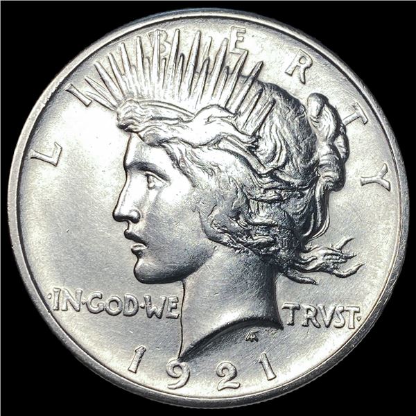 1921 Silver Peace Dollar CLOSELY UNCIRCULATED