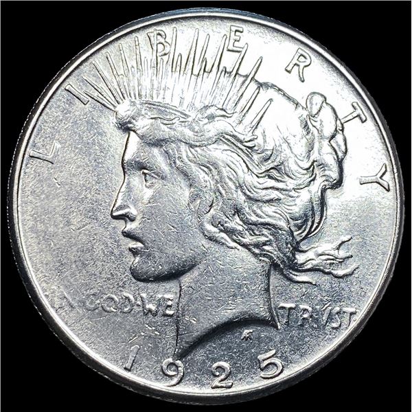 1925-S Silver Peace Dollar CLOSELY  UNCIRCULATED