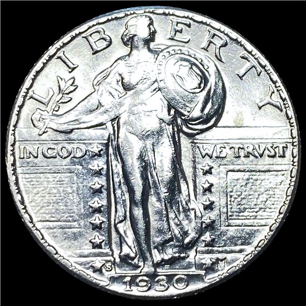 1930-S Silver Standing Liberty Quarter  CLOSELY UNCIRCULATED