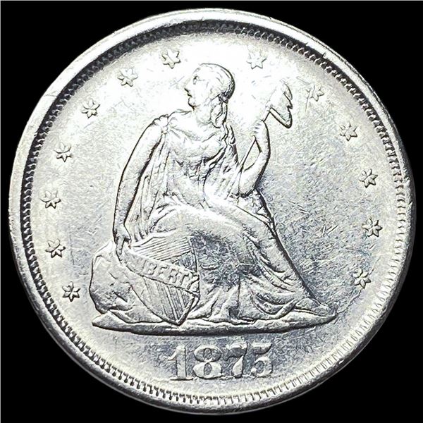 1875-S Silver Twenty Cents CLOSELY  UNCIRCULATED
