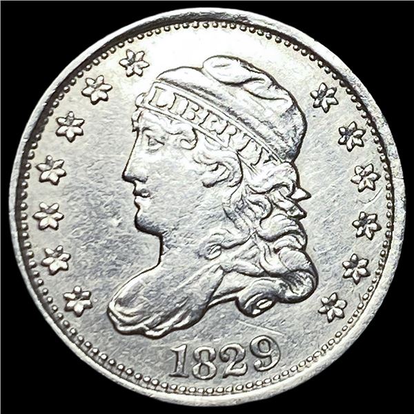1829 Capped Bust Half Dime CLOSELY  UNCIRCULATED
