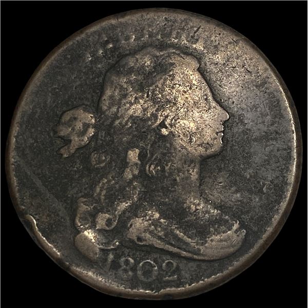 1802 Draped Bust Large Cent NICELY CIRCULATED
