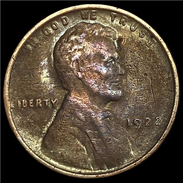 1922 No D Lincoln Wheat Cent LIGHTLY  CIRCULATED