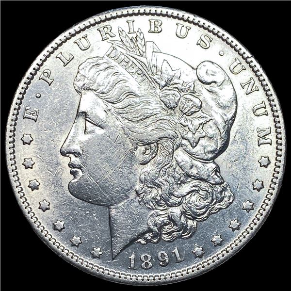 1891-S Silver Morgan Dollar CLOSELY  UNCIRCULATED