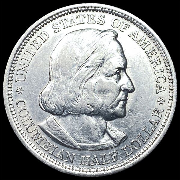 1893 Silver Columbian Expo Half Dollar  CLOSELY UNCIRCULATED